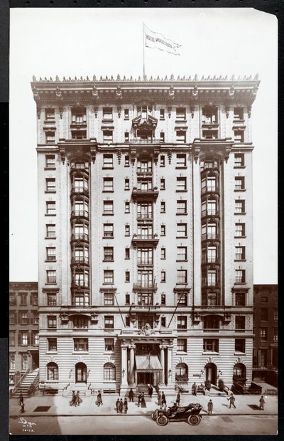 Hotel Woodstock in der 127 West 43rd Street, New York, 1907 von Byron Company