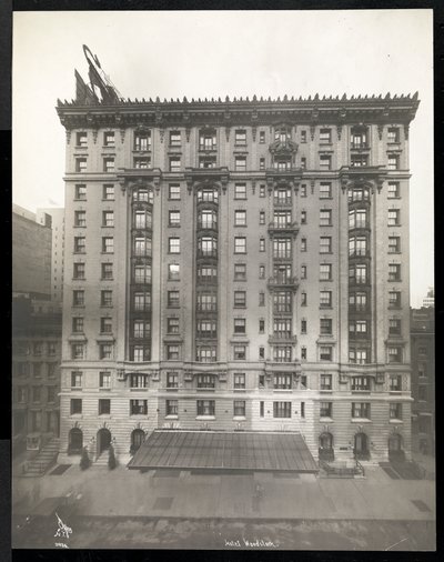 Hotel Woodstock in der 127 West 43rd Street, New York, 1911 oder 1912 von Byron Company
