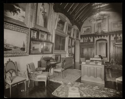 Die Kunstgalerie des Helen Gould Anwesens (ehemalige Jay Gould Residenz) in Tarrytown, New York, 1893-94 von Byron Company