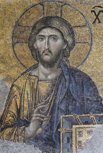 Christus Pantokrator oder Christus in Herrlichkeit (Mosaik) von Byzantine