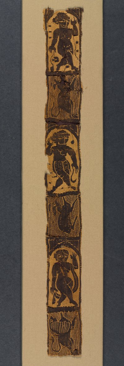 Ornamentale Schulterbänder von einer Tunika, 500er Jahre von Byzantine School