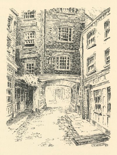 Old Bell Inn, Holborn von CH Walker