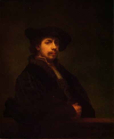 Kopie von Rembrandts Selbstporträt, 1926 von CM Berwick