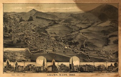 Adams, Mass. - 1882 von C. J. Philadelphia Publishing House; Corbin