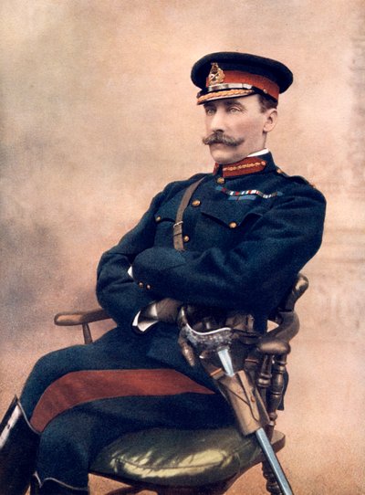 Generalleutnant Sir HC Chermside, Kommandeur der 14. Brigade in Südafrika, 1902 von C Knight