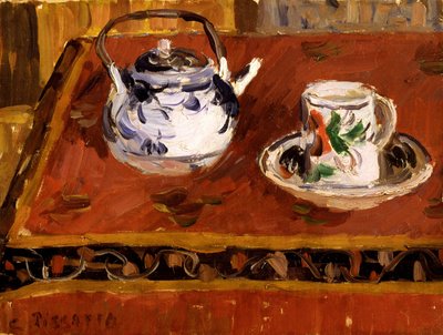 Stillleben, Tasse und Teekanne, 1899 von Camille Jacob Pissarro