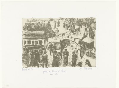 Place du Havre von Camille Jacob Pissarro