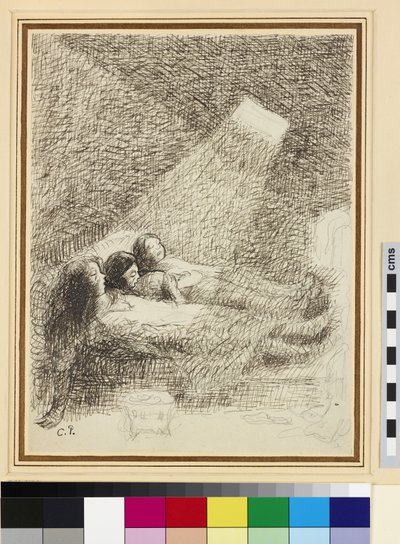 Studie für Die Asphyxie von Camille Jacob Pissarro