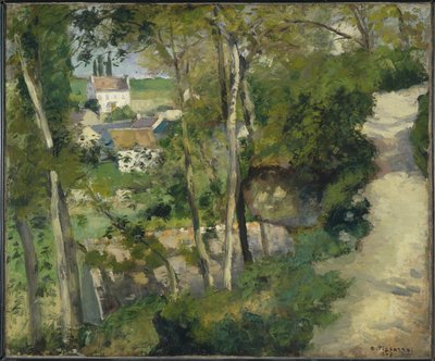 Der Aufstieg, Rue de la Côte-du-Jalet, Pontoise, 1875 von Camille Jacob Pissarro