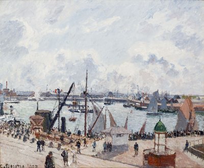 Der äußere Hafen von Le Havre. Morgen. Sonne von Camille Jacob Pissarro