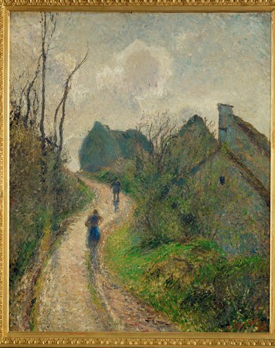 Chemin montant a Osny von Camille Pissarro