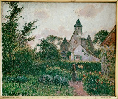 Kirche von Knokke von Camille Pissarro