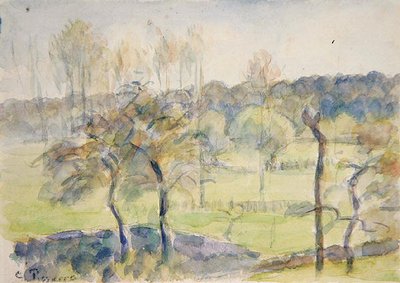 Frühling von Camille Pissarro