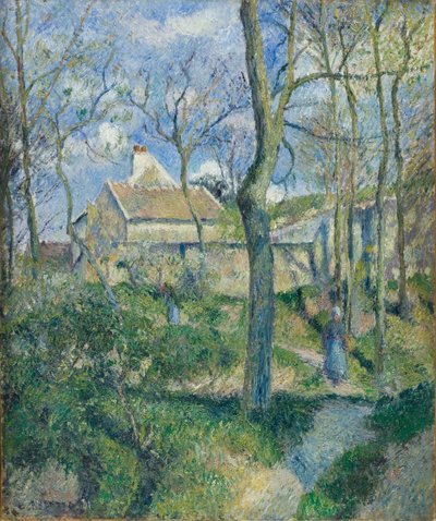 Der Weg nach Les Pouilleux, Pontoise von Camille Pissarro