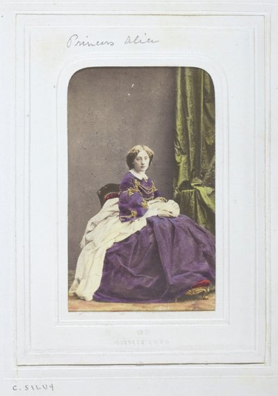 Prinzessin Alice, 1860-69 von Camille Silvy