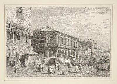 Le Preson, V., aus der Serie Vedute (Ansichten) von Canaletto (Giovanni Antonio Canal)