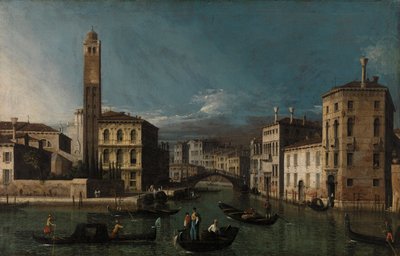 Canal Grande: San Geremia und der Eingang zum Cannaregio von Canaletto