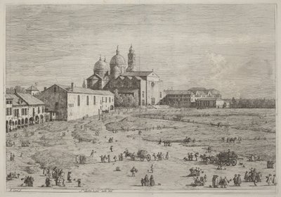 S. Giustina in pra della Vale von Canaletto