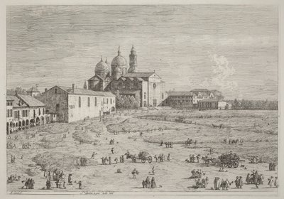 S. Giustina in pra della Vale von Canaletto
