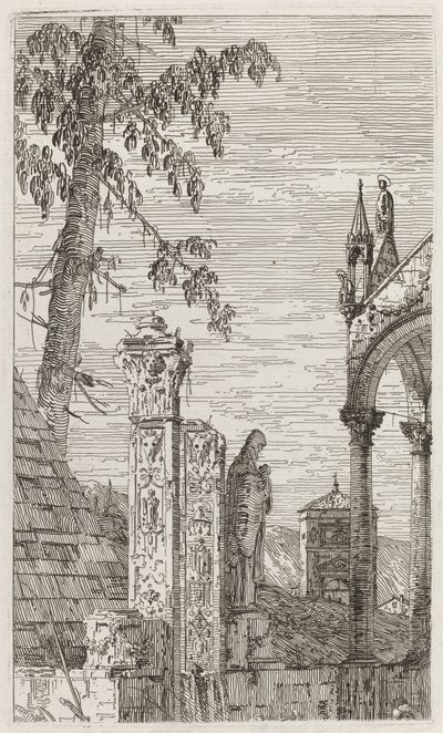 Das Grab des Bischofs [Mitte], ca. 1735-1746 von Canaletto
