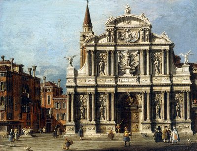 Die Kirche und der Campo von Santo Maria Zobenigo, Venedig von Giovanni Antonio Canal