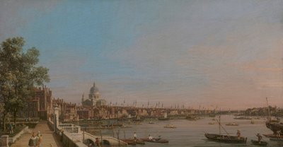 Die Stadt von der Terrasse des Somerset House aus von Canaletto