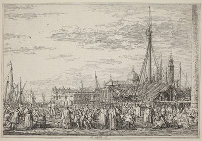 Der Markt auf dem Molo von Canaletto