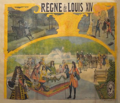 Plakat Le Regne de Louis XIV 1904 von Candido Aragonez de Faria
