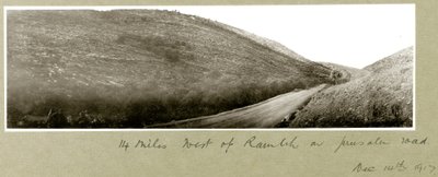 14 Meilen westlich von Ramleh auf der Jerusalemstraße, 14. Dezember 1917 von Capt. Arthur Rhodes
