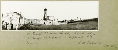 St. Georgs Kirche, Ludd, 2. Dezember 1917 von Capt. Arthur Rhodes