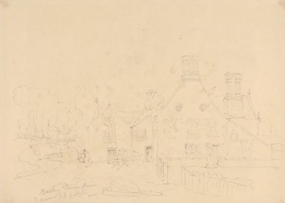Barton Farm House, East Cowes, Isle of Wight, Mai 1833 von Capt. Thomas Hastings