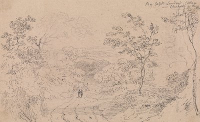 Beim Cottage von Captain Landon in der Nähe von Cheshunt, 21. Mai 1814 von Capt. Thomas Hastings