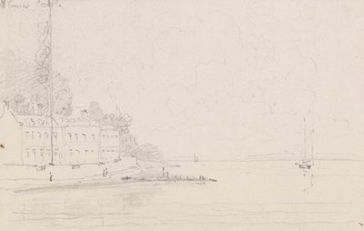 Cowes Castle, Isle of Wight von Capt. Thomas Hastings
