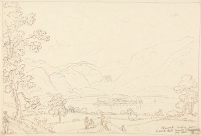 Derwent in Richtung Borrowdale, Juli 1835 von Capt. Thomas Hastings