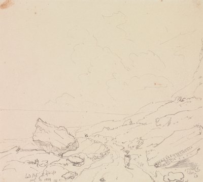 Erdrutsch, Isle of Wight, 13. August 1829 von Capt. Thomas Hastings