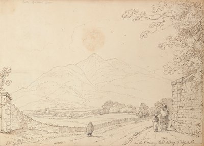 Auf der Killarney Road zum Ross Castle, 4. September 1841 von Capt. Thomas Hastings