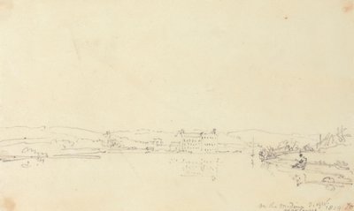 Auf der Medina bei Cowes, Isle of Wight von Capt. Thomas Hastings
