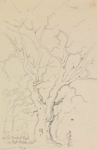Auf der Newport Road, 12. Februar 1826 von Capt. Thomas Hastings