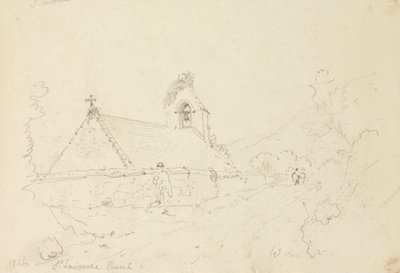 Saint Lawrence Kirche, Isle of Wight von Capt. Thomas Hastings