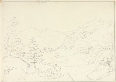 Skiddaw von Borrowdale, Samstag, 27. Juni 1835 von Capt. Thomas Hastings