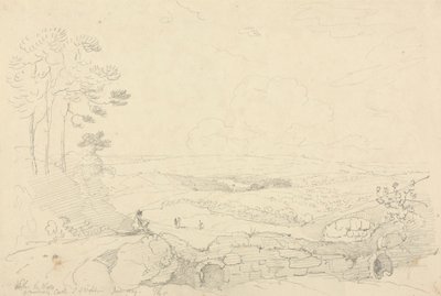 Innerhalb der Mauern von Carisbrooke Castle, Isle of Wight, Juni 1829 von Capt. Thomas Hastings