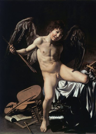 Amor als Sieger von Caravaggio