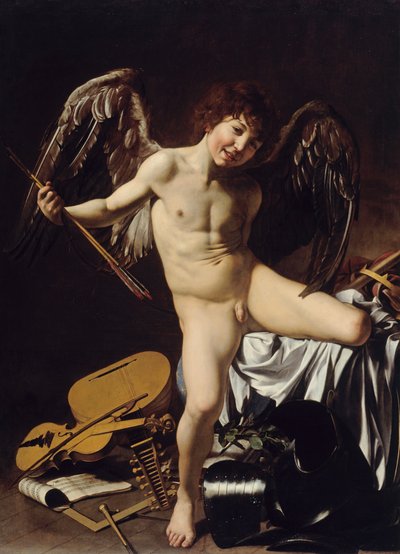 Amor als Sieger von Caravaggio