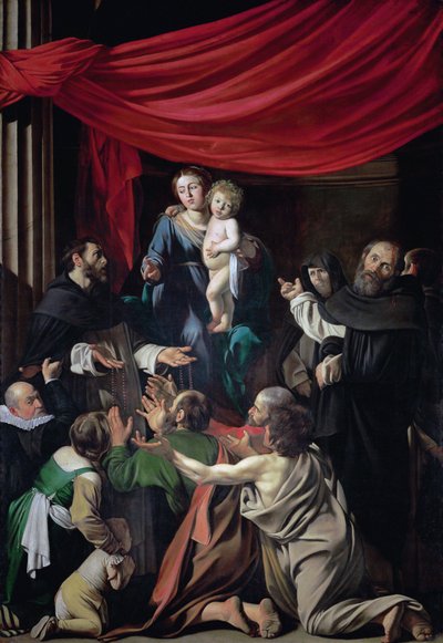Madonna des Rosenkranzes von Caravaggio