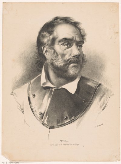 Mann mit einem eisernen Halsband von Carel Christiaan Antony Last