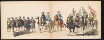 Maskerade der Leidener Studenten, 1850 (Tafel 9) von Carel Christiaan Antony Last