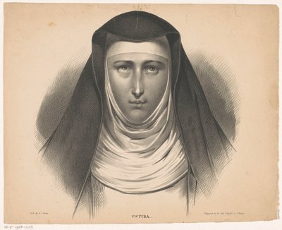 Porträt einer Nonne (Pictura) von Carel Christiaan Antony Last