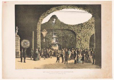 Saal in Frascati in Amsterdam 1855 von Carel Christiaan Antony Last