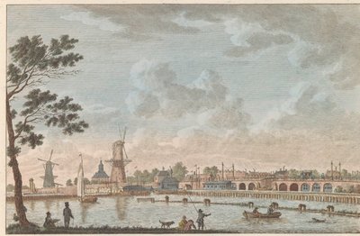 Gezicht op de Hogesluis, ca. 1790 von Carel Frederik Bendorp (I)