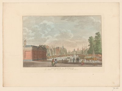 Ansicht des Leuvehafens in Rotterdam von Carel Frederik Bendorp (I)